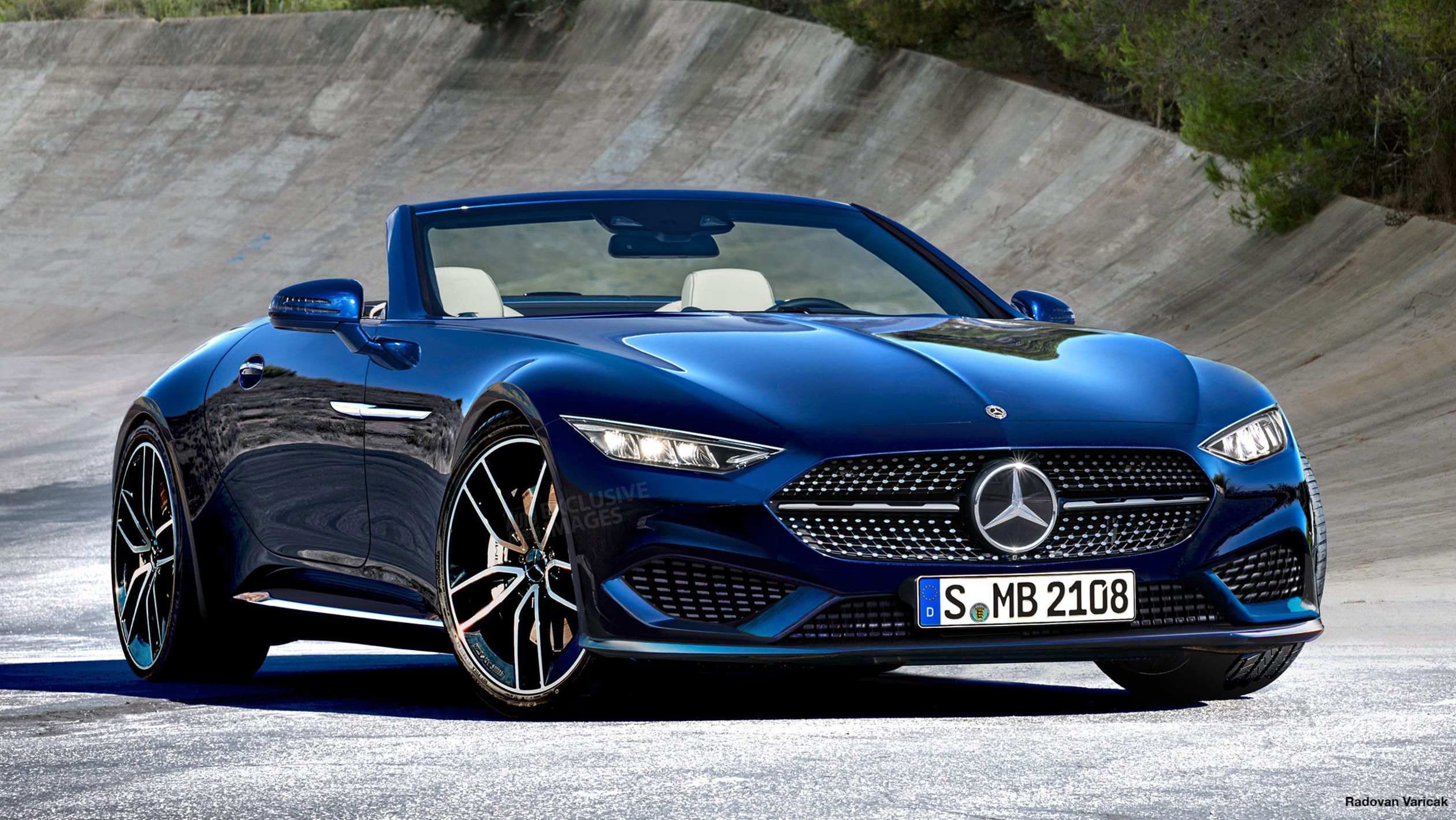 New 2021 Mercedes SL to be developed by AMG with 2+2 layout pictures